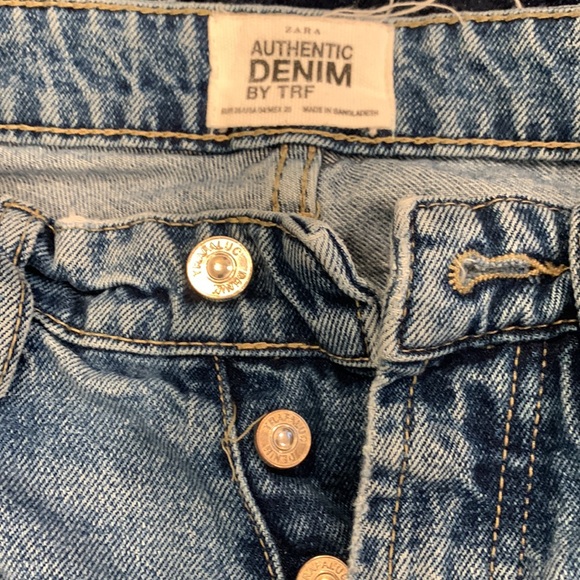 Zara Trafaluc Ankle Stripe Jeans - Picture 2 of 3